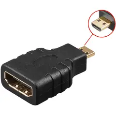 OEM - Adaptador Hdmi Micro Hdmi Macho A Hdmi Hembra