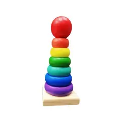 SWISSHOME DR HOFFMAN - TORRE PARA ENCAJAR JUEGO DIVERTIDO PARA NIÑOS +3 AÑOS