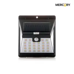 MERCURY - APLIQUE PARED SOLAR LED 2W 3000K IP44 CON SENSOR