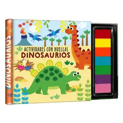 LEXUS - Libro Didáctico Actividades Con Huellitas Dinos Niños Niñas