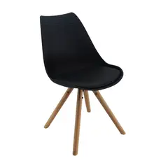 BOXBIT - Silla Atlas Para Comedor Negro - 1137
