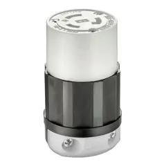 LEVITON - Tomacorriente Media Vuelta 20 A, 125 V, 2 P + T