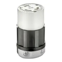 LEVITON - Tomacorriente Media Vuelta 30 A 250 V, 2 P + T