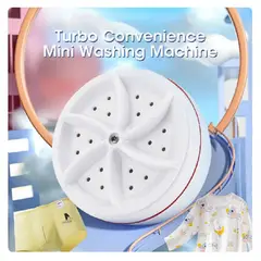 GENERICO - Mini Lavadora Portátil Multiusos Turbina