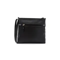 MACOLY - Bolso Manos Libres SO 1007 Cuero negro liso