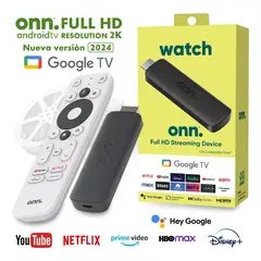 GENERICO - Onn Tv Watch Stick Full HD Google TV Streaming Wifi Configurado