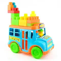 ENERGY PLUS - Autobús Didáctico de 19 Piezas Para Aprender Armar y Jugar