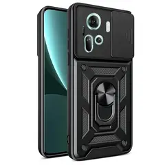 GENERICO - Funda Estuche Case Slider Compatible Con Oppo Reno 11 5G Negro