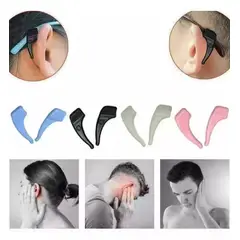 GENERICO - 2 Pares Soportes Para Gafas Antideslizantes Silicona