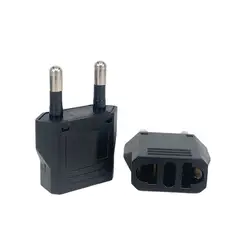 GENERICO - Adaptador Convertidor Enchufe Americano A Europeo X1