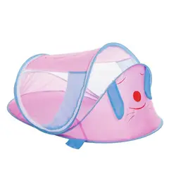 GENERICO - Mosquitero Plegable Para Bebés ROSADA