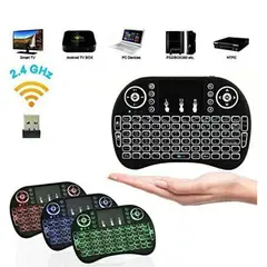 GENERICO - Teclado Inalámbrico Recargable Touchpad Airmouse- Android Smart -Tv
