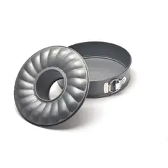 PRESS - Molde Desmontable Doble Fondo con Gancho 25x8.5 cm 77124 - Gris