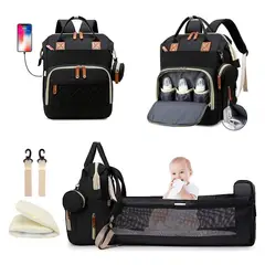 MUNDO BEBE - PAÑALERA MORRAL CON CAMBIADOR BEBE