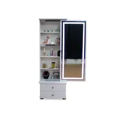 GENERICO - Tocador con luz led y cajones blanco