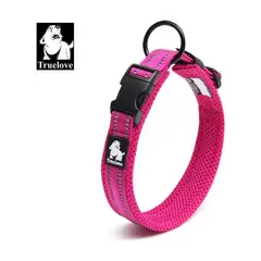 TRUELOVE - Collar Perros Acolchado Reflectivo Morado S