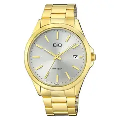 Q&Q - Reloj Para Hombre A484j001y Dorado Acero + Estuche