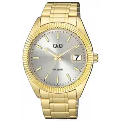 Q&Q - Reloj Para Hombre A476 A476j001y Dorado + Estuche