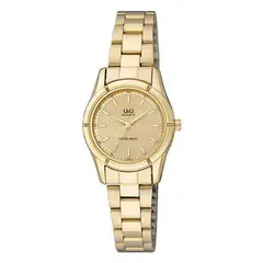 Q&Q - Reloj Mujer Q877j010y Dorado Acero Mujer + Estuche.