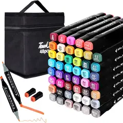 ONE PIXEL - Kit De Marcadores De 48 Pcs Rotuladores Doble Punta