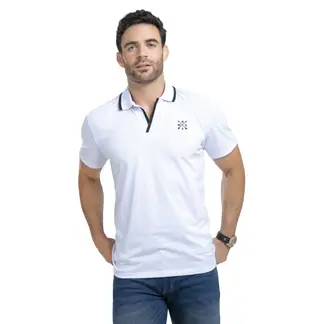 MARKETING PERSONAL - Polo Hombre Blanco Mp 87630