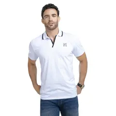 MARKETING PERSONAL - Polo Hombre Blanco Mp 87630