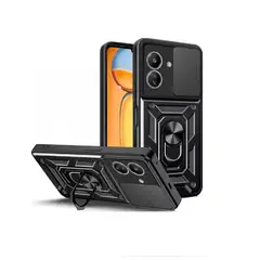 GENERICO - Funda Forro Armadura Con Soporte Anillo Para Xiaomi Redmi 13c