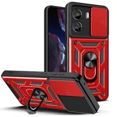 GENERICO - Funda Forro Armadura Con Soporte Anillo Para Xiaomi Redmi 13c