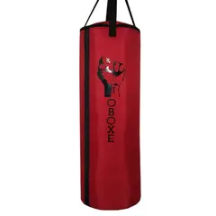 GENERICO - Saco De Boxeo Tula Profesional Mma1mX34+Mosquetón-Chazo rojo
