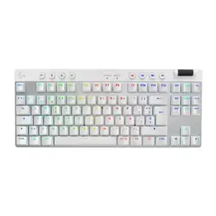 LOGITECH - Teclado Gamer Lightspeed BT G PRO X TKL RGB BLANCO