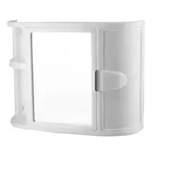 RIMAX - Gabinete Para Baño Con Espejo Blanco