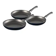 IMUSA - Juego Sartenes X 3 Piezas 18-20-24 Cm Antiadherente