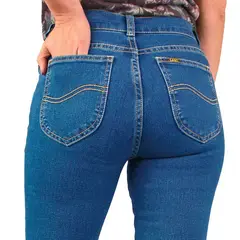 LEC LEE - Jean Basico Para Mujer Índigo Claro