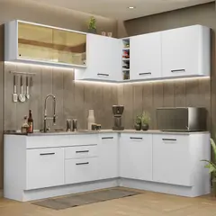MADESA - Cocina Integral de Esquina Agata 3.90 m 01