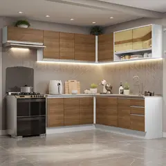 MADESA - Cocina Integral de Esquina Glamy 4.70 m 01