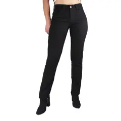 LEC LEE - PANTALÓN DRIL PARA MUJER - NEGRO