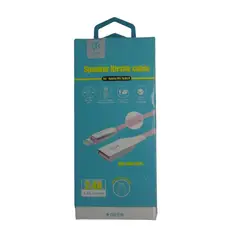 DEVIA - Cable Lightning De 1.2 Metros Cable Plano Rosado