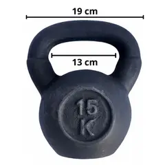 GENERICO - PESA RUSA 15 KG KETTLEBELL