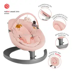 NUNA - Silla Mecedora Bebe Leaf Grow Peach