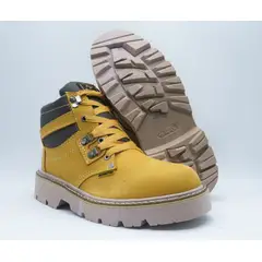 HERREROS - Bota Hombre Dotación Sin Puntera -Herreros- Petrolera Oro