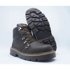 HERREROS - Bota Hombre Dotación Sin Puntera -Herreros- Petrolera Café