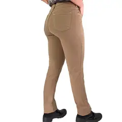LEC LEE - Pantalón Clásico Mujer Kaki Oscuro