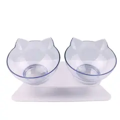 CATLIKE - Comedero Doble Ortopédico Cara De Gato