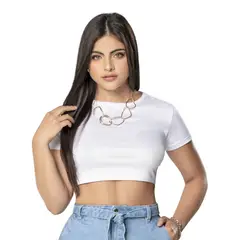 MARKETING PERSONAL - Crop Top Mujer Blanco Mp 91816