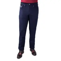 LEC LEE - Pantalón Confort Straid Hip para Hombre - Azul oscuro.-