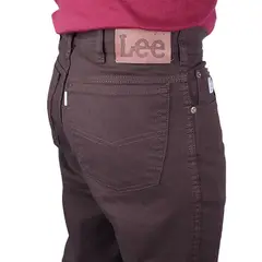 LEC LEE - Pantalón Confort Straid Hip para Hombre - Café
