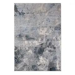 LAV - Tapete gris y azul moderno con diseño de acuarela Vinci 59-L 160x230