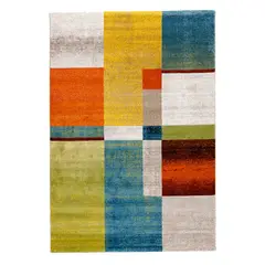 LAV - Tapete multicolor de estilo moderno y elegante Kubic 24362-110 160x230