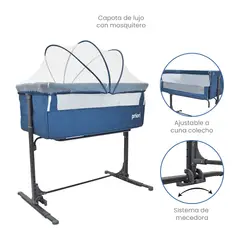 PRIORI - Cuna Colecho Bebé Golf Azul