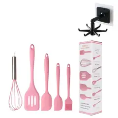 GENERICO - Set Utensilios de Cocina en Silicona 5pz